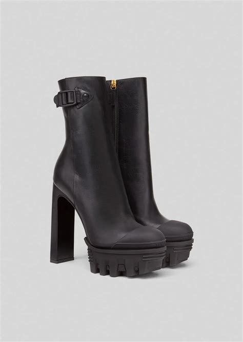 versace delphi|Versace ladies boots.